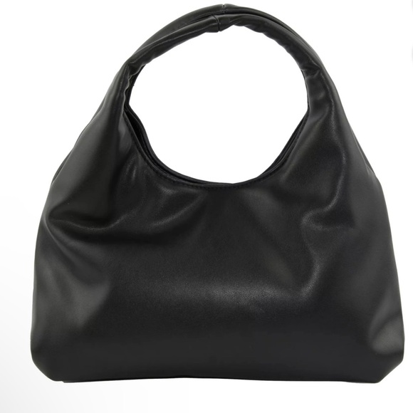 new day Soft Black Trapezoid Shoulder Bag - Picture 1 of 7